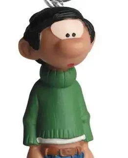 Gaston Lagaffe et son chat porte-clés Plastoy