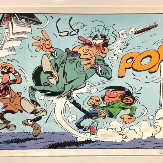 Affiche Gaston Lagaffe Demesmaeker Franquin