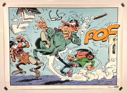 Affiche Gaston Lagaffe Demesmaeker Franquin