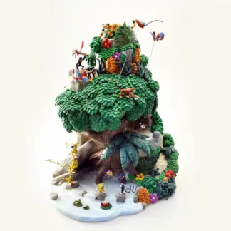 La montagne des Marsupilami figurine métal Pixi 2802