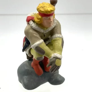 Neige sur le rocher figurine métal Décotoys Gine