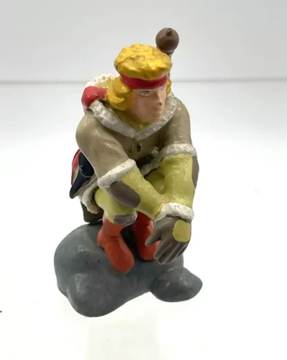Neige sur le rocher figurine métal Décotoys Gine