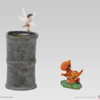 Clochette et Chat statuette métal Attakus Loisel