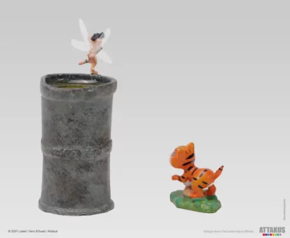 Clochette et Chat statuette métal Attakus Loisel