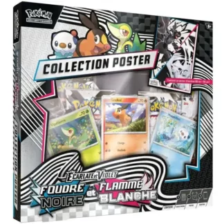 Pokémon EV10.5 Coffret Poster Foudre Noire Flamme Blanche