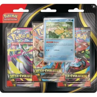 Pokémon Blister 3 boosters Méga Évolution Psykokwak