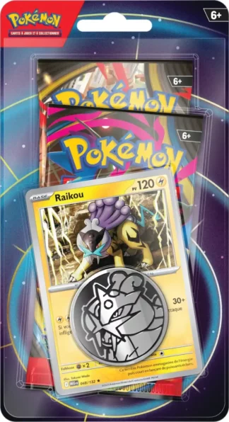 Pokémon Pack Promo Raikou 2 boosters