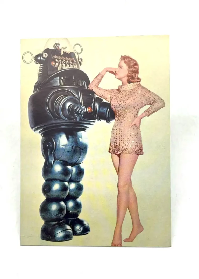 Carte postale Robby the Robot Mitzi Gaynor
