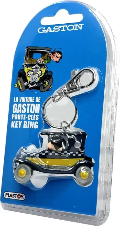 voiture-gaston-lagaffe-porte-cles-plastoy-presentation