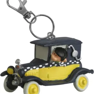 Voiture de Gaston Lagaffe porte-clés Plastoy