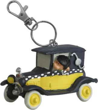 Voiture de Gaston Lagaffe porte-clés Plastoy
