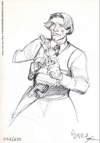 bouncer-statuette-monochrome-mufraggi-boucq-ex-libris