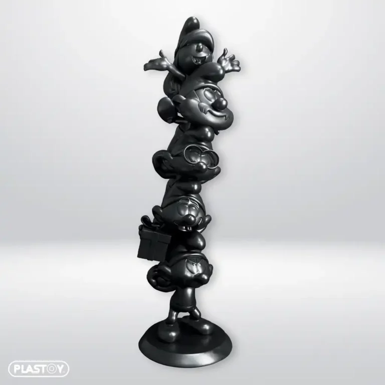 Figurine Schtroumpfs Collectoys colonne black