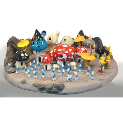 Figurine Schtroumpfs Pixi Flûte Six Schtroumpfs 2715