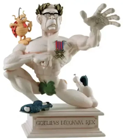 Gotlibvs Deconvm Rex statuette monochrome Mufraggi