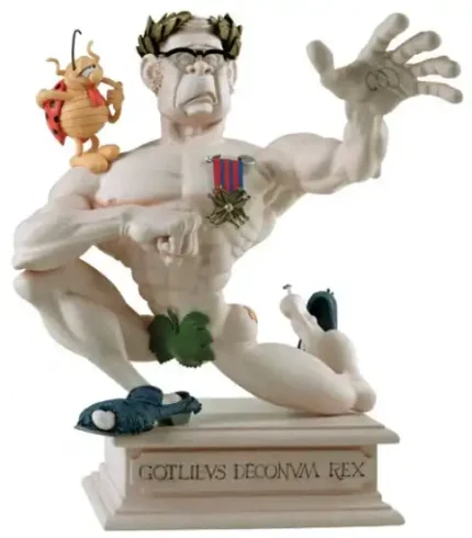 Gotlibvs Deconvm Rex statuette monochrome Mufraggi