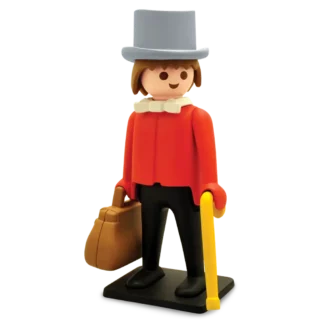 figurine Playmobil gentleman far west Plastoy