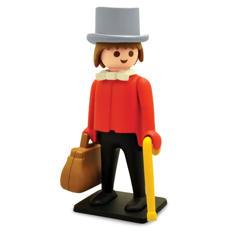 figurine Playmobil gentleman far west Plastoy