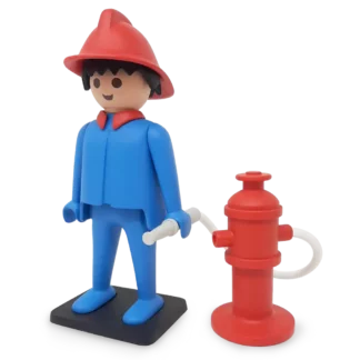 figurine Playmobil pompier Plastoy
