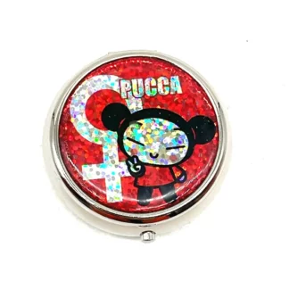 boite pilules Pucca métal ronde