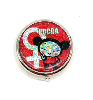 boite pilules Pucca métal ronde