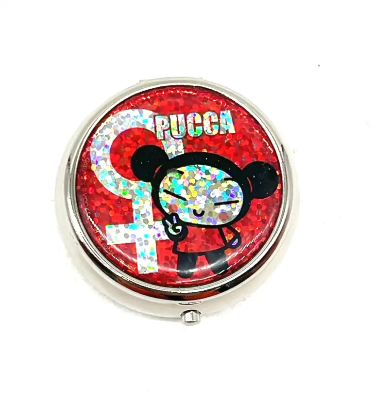 boite pilules Pucca métal ronde