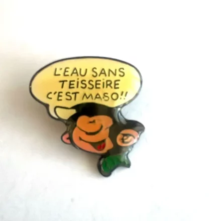 Pin’s Gaston Lagaffe publicité Teisseire