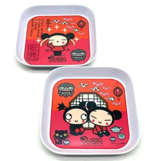 plateaux Pucca mélamine carrés