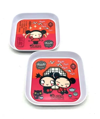 plateaux Pucca mélamine carrés