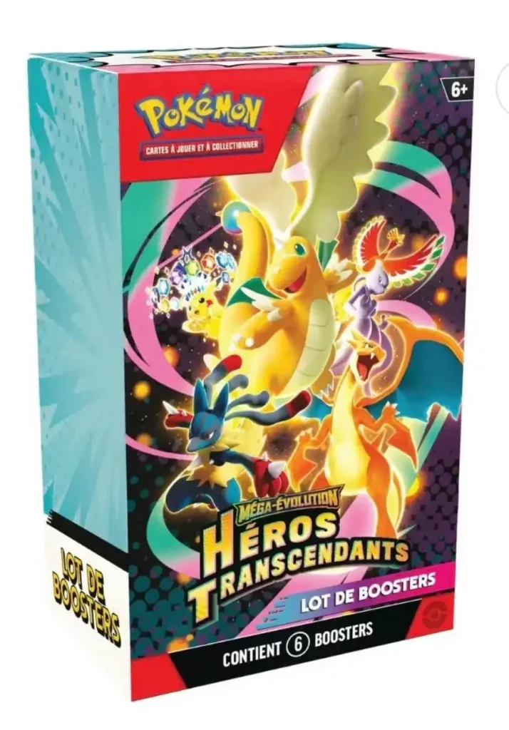 Bundle Pokémon ME 2.5 Héros Transcendants 6 boosters