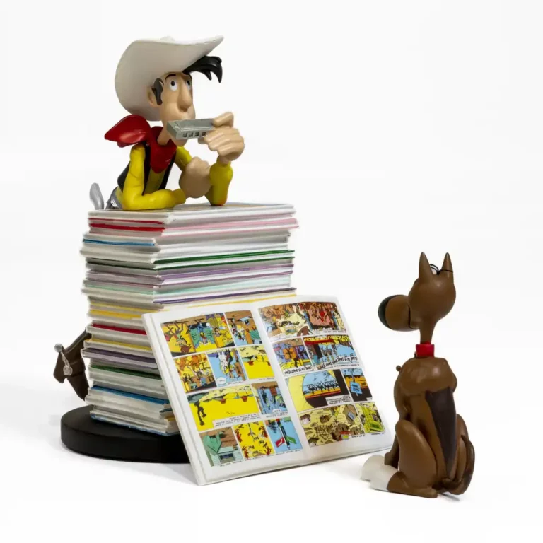 figurine Lucky Luke Collectoys pile albums