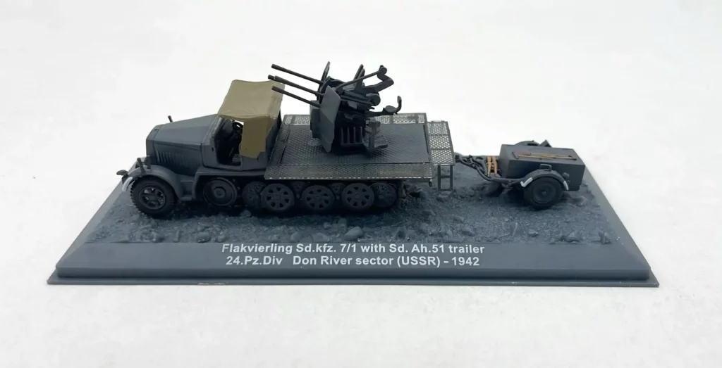 flakvierling sdkfz 7 1 miniature 1/72