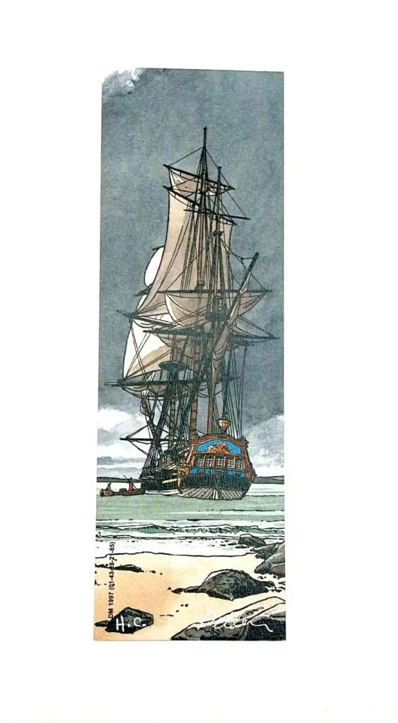 marque-page Pellerin Épervier signé