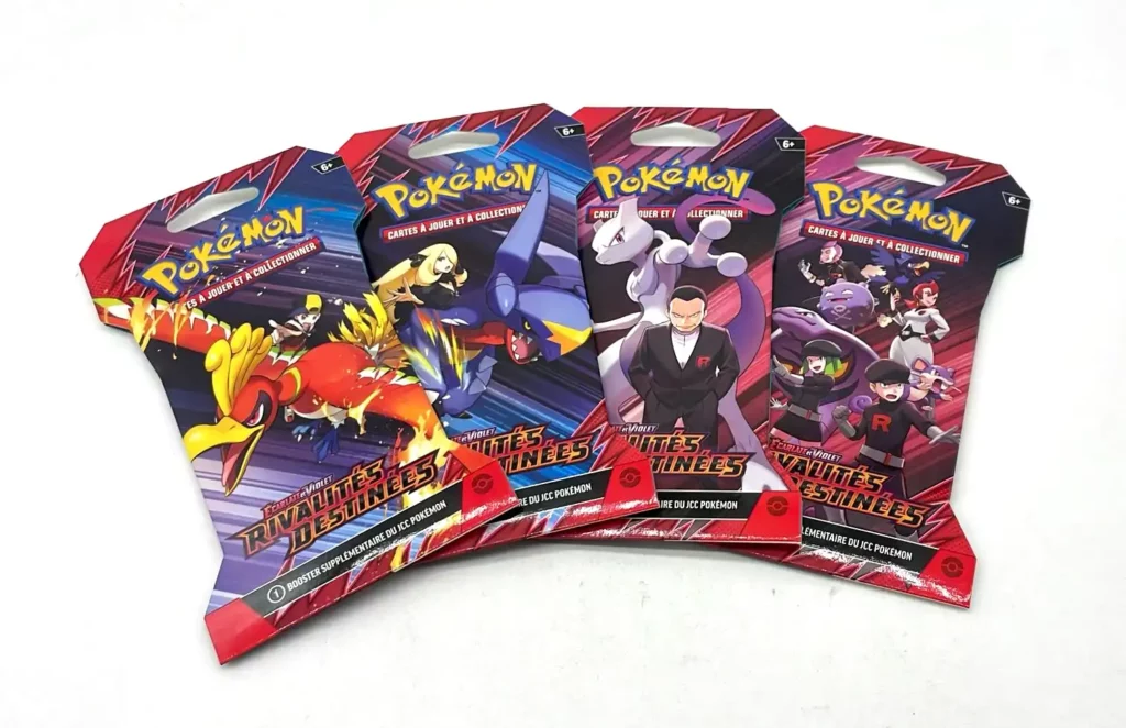 boosters pokémon rivalités destinées assortis