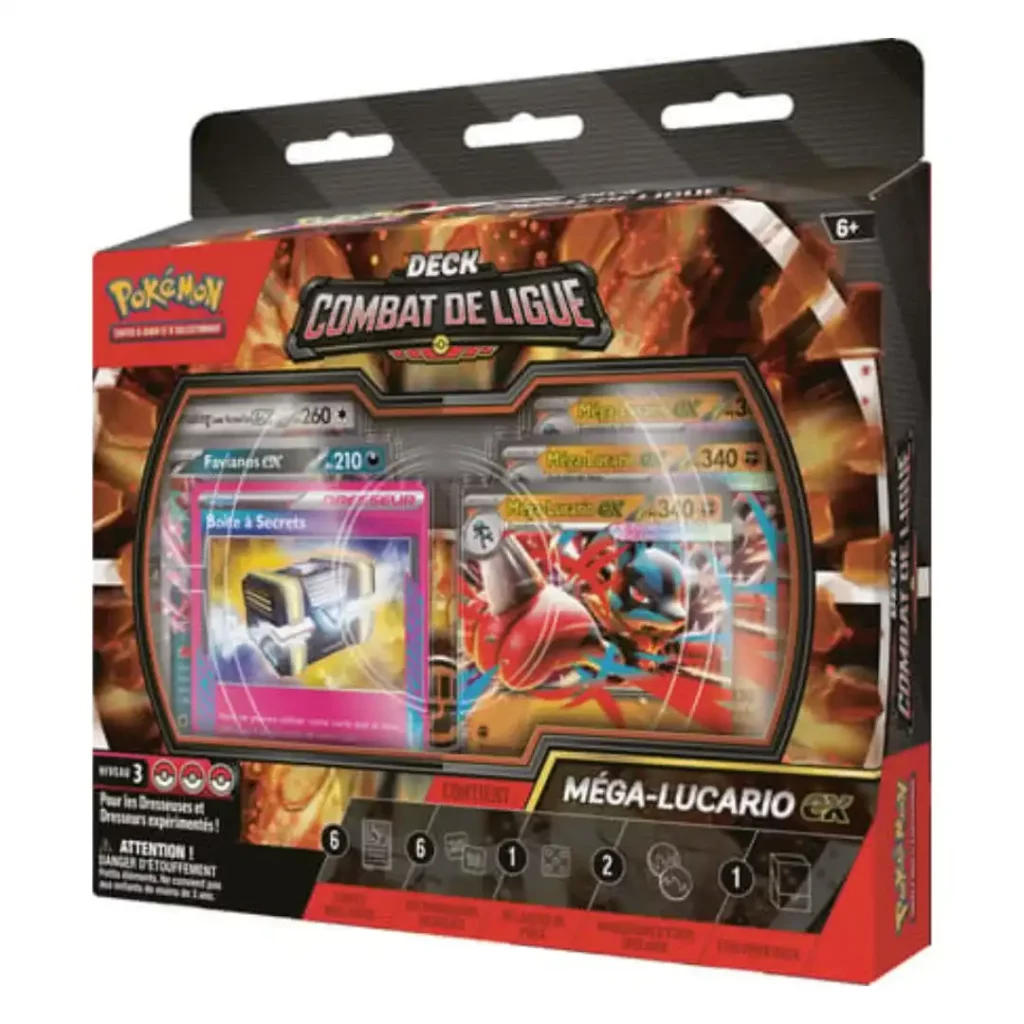 deck combat ligue mega lucario ex fr