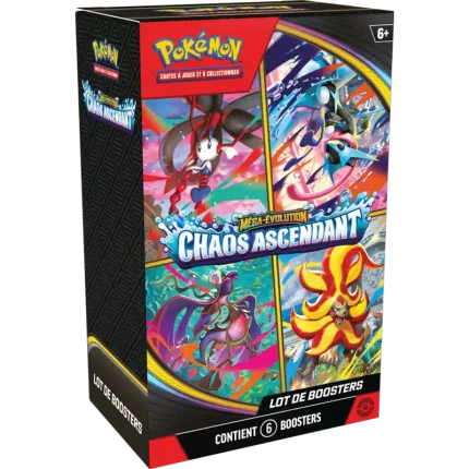 bundle pokémon chaos ascendant 6 boosters