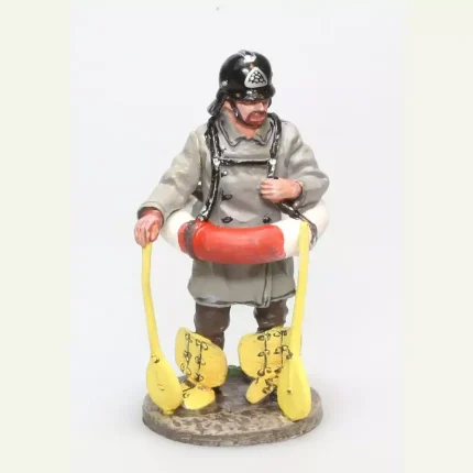 figurine pompier allemand berlin 1900 1/32