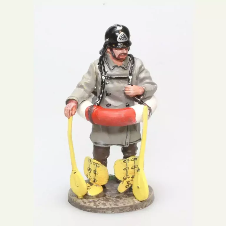 figurine pompier allemand berlin 1900 1/32