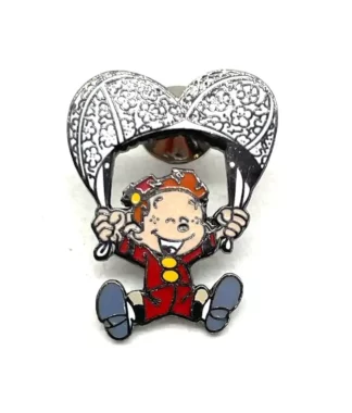 Pin's Parachute couleur blanche Le Petit Spirou