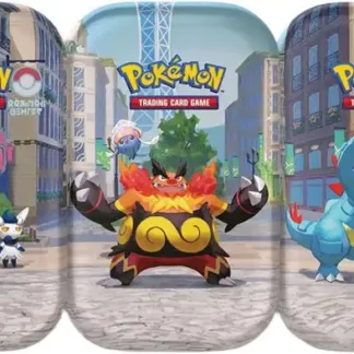 Assortiment des 5 Mini Tin Luminose City Pokémon