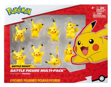 Coffret de 8 figurines Pikachu BANDAI Pokémon