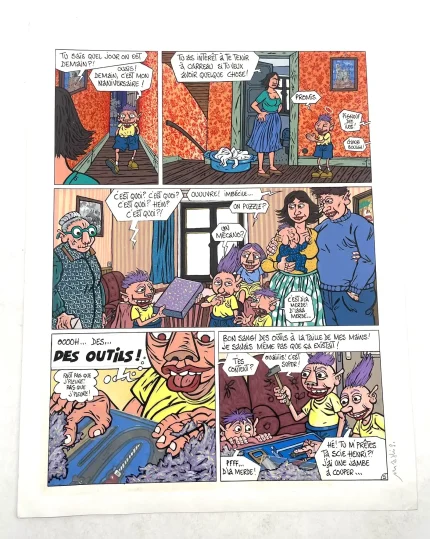 jean-marc-mathis-planche-originale-henri-chienne-de-vie-signe