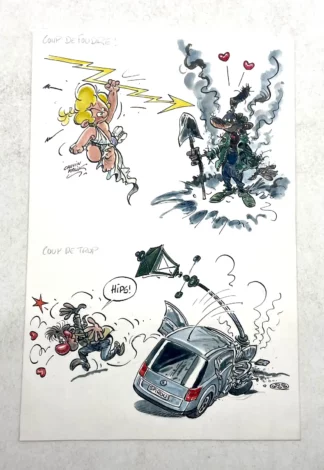 malik-original-cupidon-hommage-a-pierre-tombal-signe