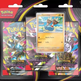 Pack 3 Boosters Pokémon ME05 Nuit Noire