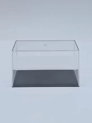 boîte vitrine 1/64 en plexi avec socle noir