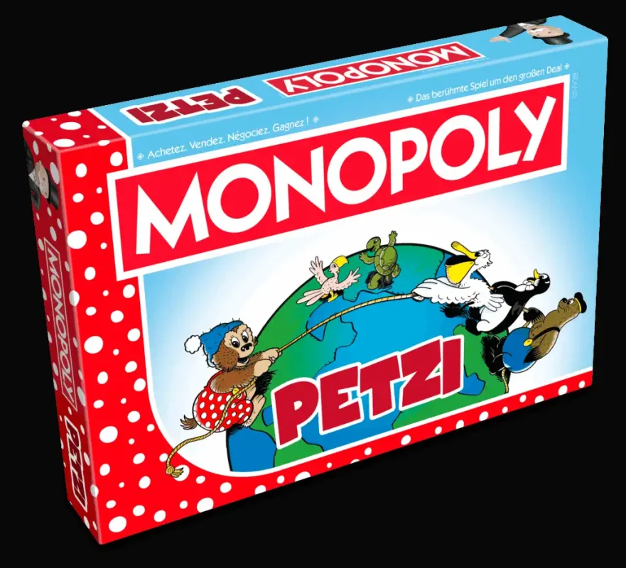 Monopoly Petzi édition limitée français allemand Thierry Capezzone