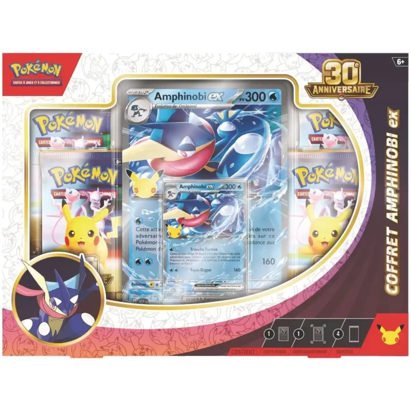 Coffret Pokémon Amphinobi-ex 30ème Anniversaire