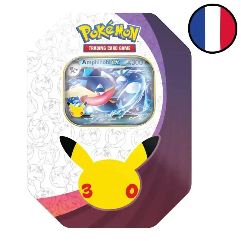 Tin Box Pokémon Amphinobi-ex 30ème Anniversaire