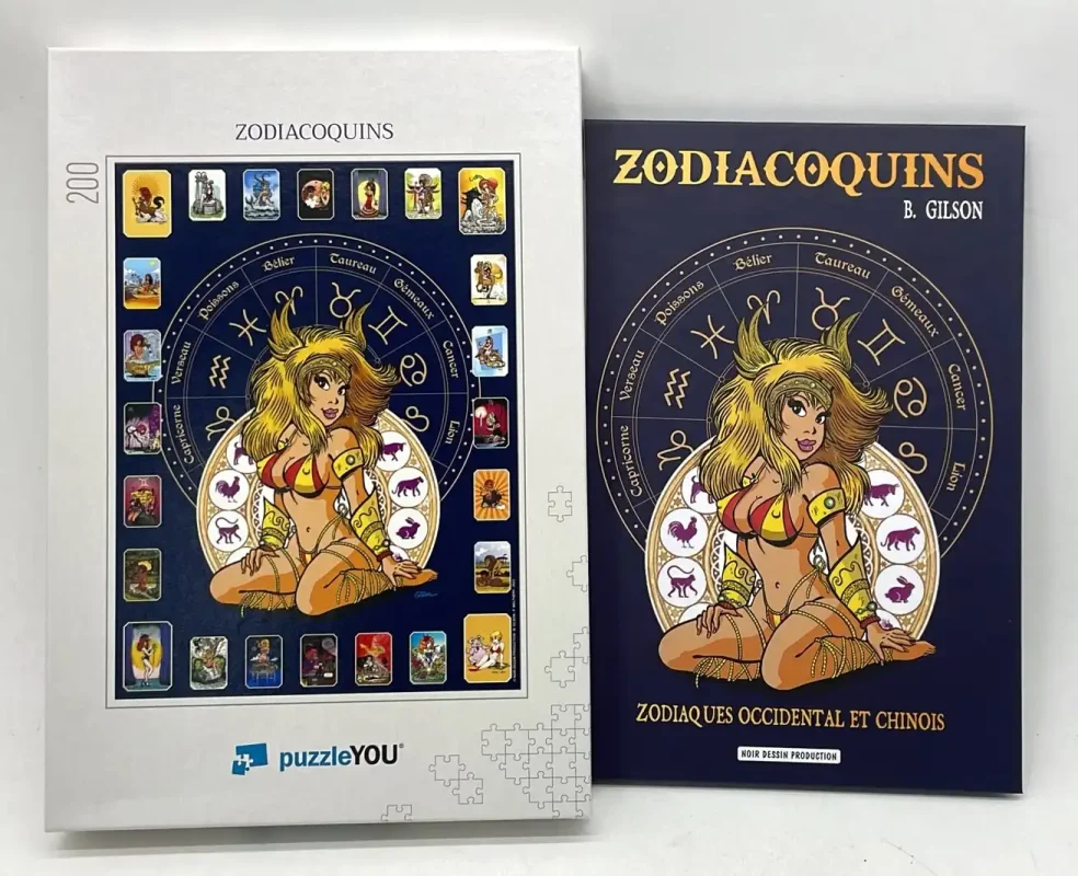 Zodiacoquins EO Bruno Gilson et Walthéry avec puzzle 200 pièces