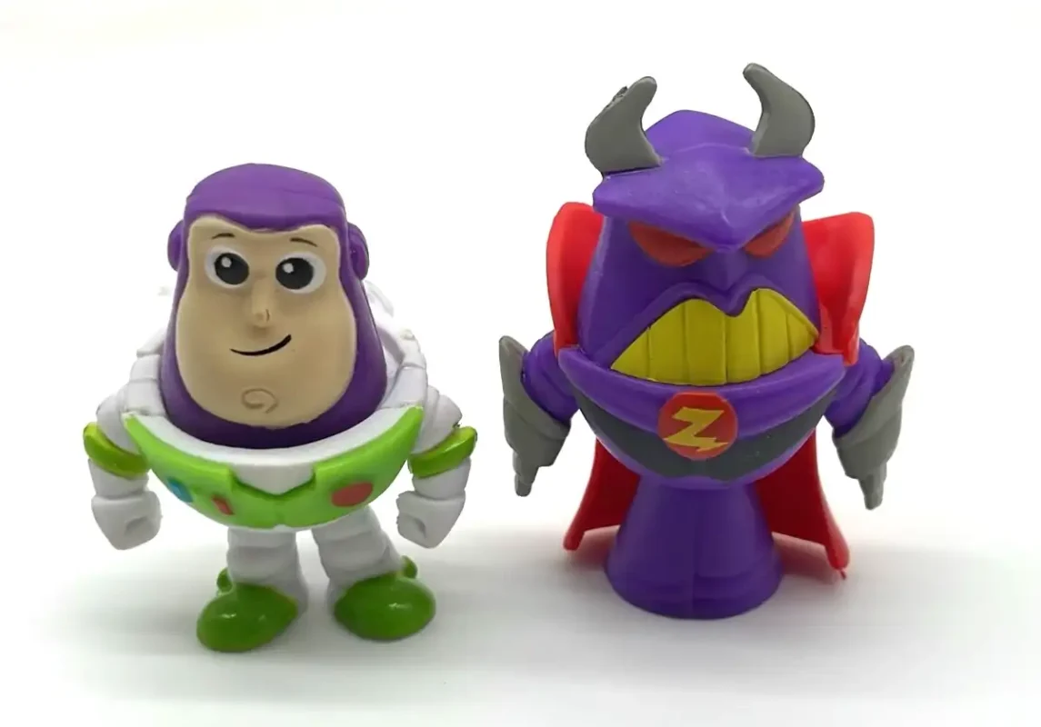 Buzz l’Éclair et Empereur Zurg lot de 2 mini-figurines Toy Story Mattel
